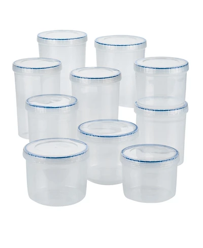 Lock n Lock Easy Essentials 20-Pc. Twist Food Storage Containers, Created for Macy's