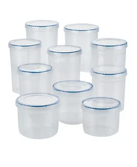 Lock n Lock Easy Essentials 20-Pc. Twist Food Storage Containers, Created for Macy's