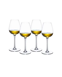 Villeroy & Boch Purismo White Wine Fresh and Rounded Glass, Set of 4