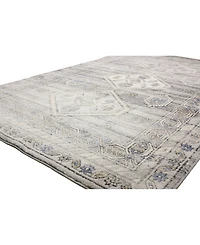 Closeout! Bashian Mesa Mes-02 Silver 7'6" x 9'6" Area Rug