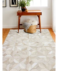 Bashian Cowhide Hie-04 Camel 8' x 10' Area Rug