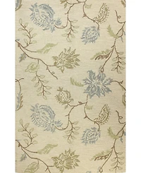 Closeout! Bashian Taron Val-02 Ivory 5' x 7'6" Area Rug