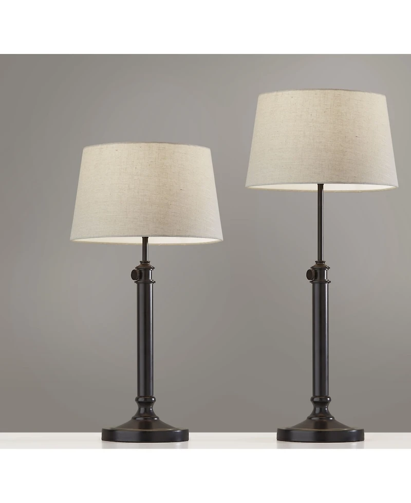 Adesso Mitchell 2 Piece Table Lamp Bonus Pack