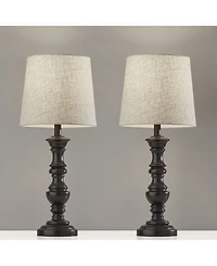 Adesso Robert 2 Piece Table Lamp Bonus Pack