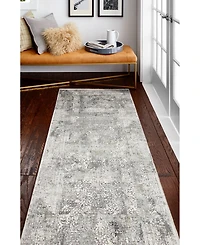 Bashian Charm Cha-09 Gray 2'6" x 8' Runner Rug