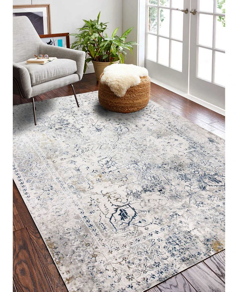 Closeout! Bashian Isle Isl- Ivory 3'6" x 5'6" Area Rug