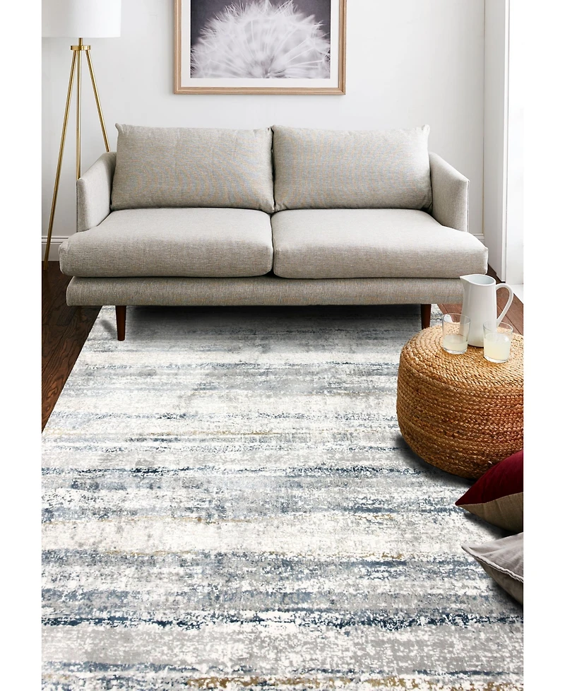 Closeout! Bashian Isle Isl-07 Ivory 7'9" x 9'9" Area Rug