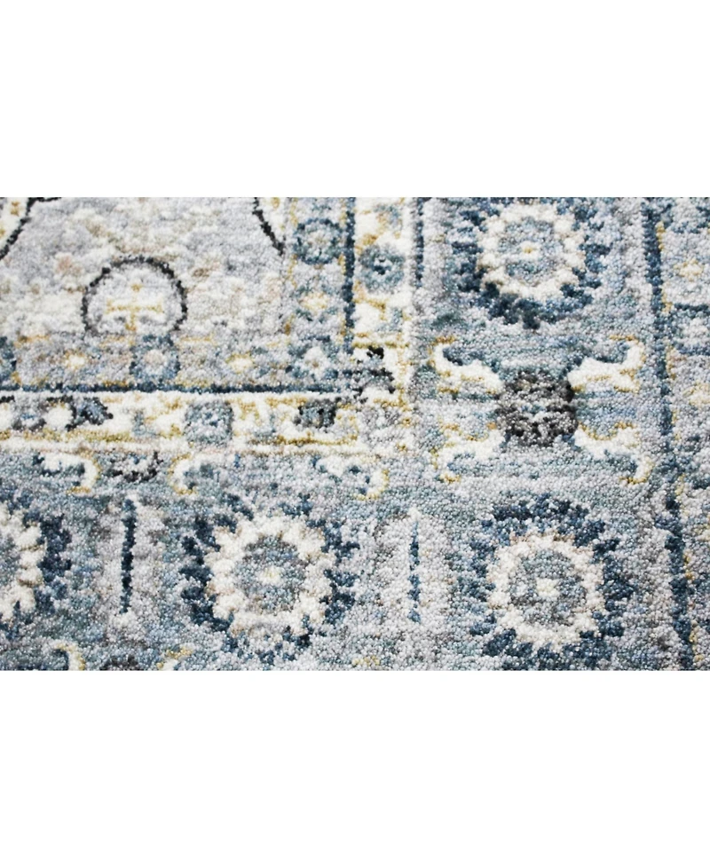 Closeout! Bashian Plymouth Ply-06 Gray 2'6" x 8' Runner Rug