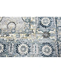 Closeout! Bashian Plymouth Ply-06 Gray 2'6" x 8' Runner Rug