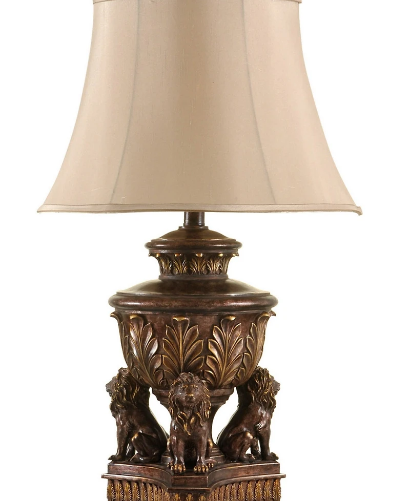 StyleCraft Fabric Shade Table Lamp