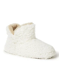 Dearfoams Women's Chelsea Sherpa Bootie Slippers
