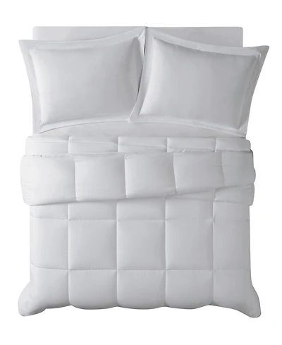 Truly Calm Antimicrobial Down Alternative 3-Pc. Comforter Set, Full/Queen