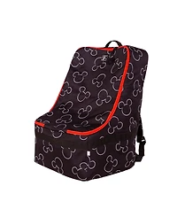 J L childress Disney Baby Ultimate Padded Backpack Car Seat Travel Bag, Mickey