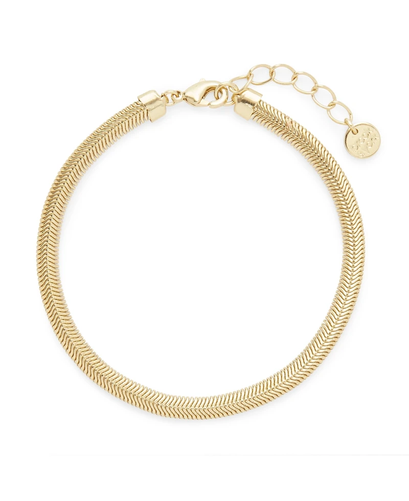 brook & york 14K Gold Plated Izzy Herringbone Bracelet