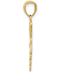 Registered Nurse Charm Pendant in 14k Yellow Gold