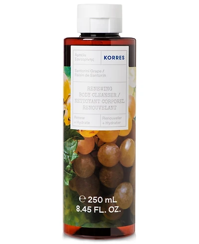 Korres Santorini Grape Renewing Body Cleanser, 8.45-oz.