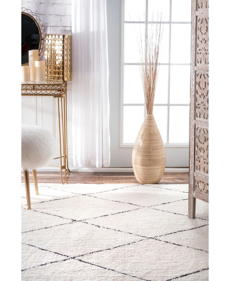 nuLoom Armitra HJMRC1A Neutral 5' x 8' Area Rug