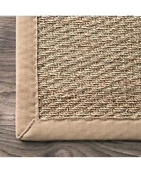 nuLoom Elijah BHSG01A Beige 5' x 8' Area Rug