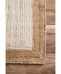 nuLoom Eleonora TAJT09D White 8' x 10' Area Rug