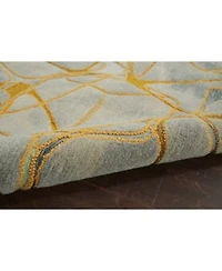 Nourison Home Symmetry Smm05 Gray Rug
