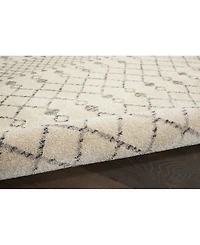Nourison Home Palermo PMR03 Beige and Gray 2'2" x 7'6" Runner Rug