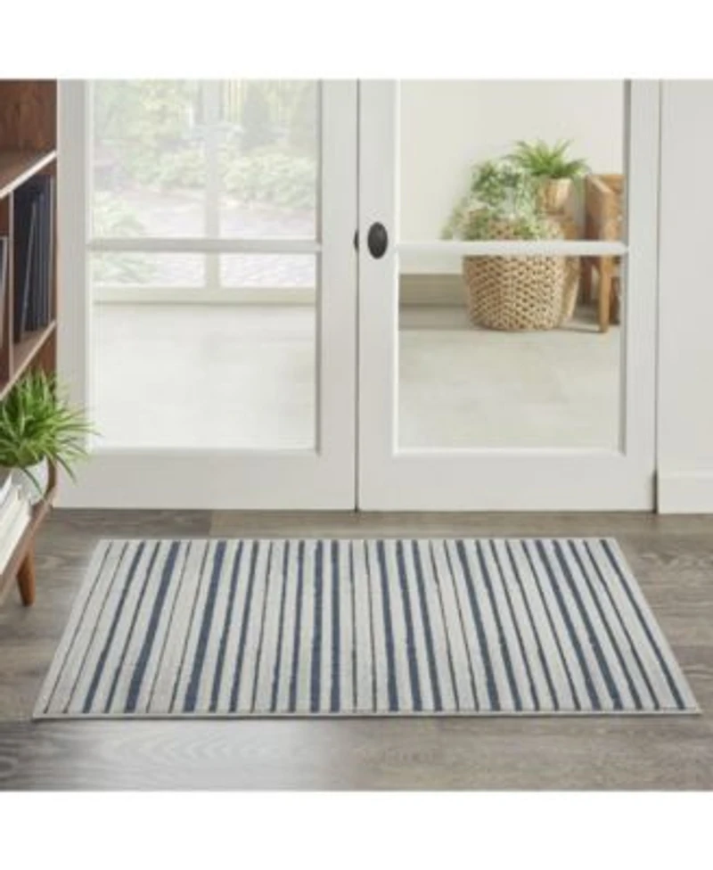 Nourison Home Key Largo Klg01 Blue Rug