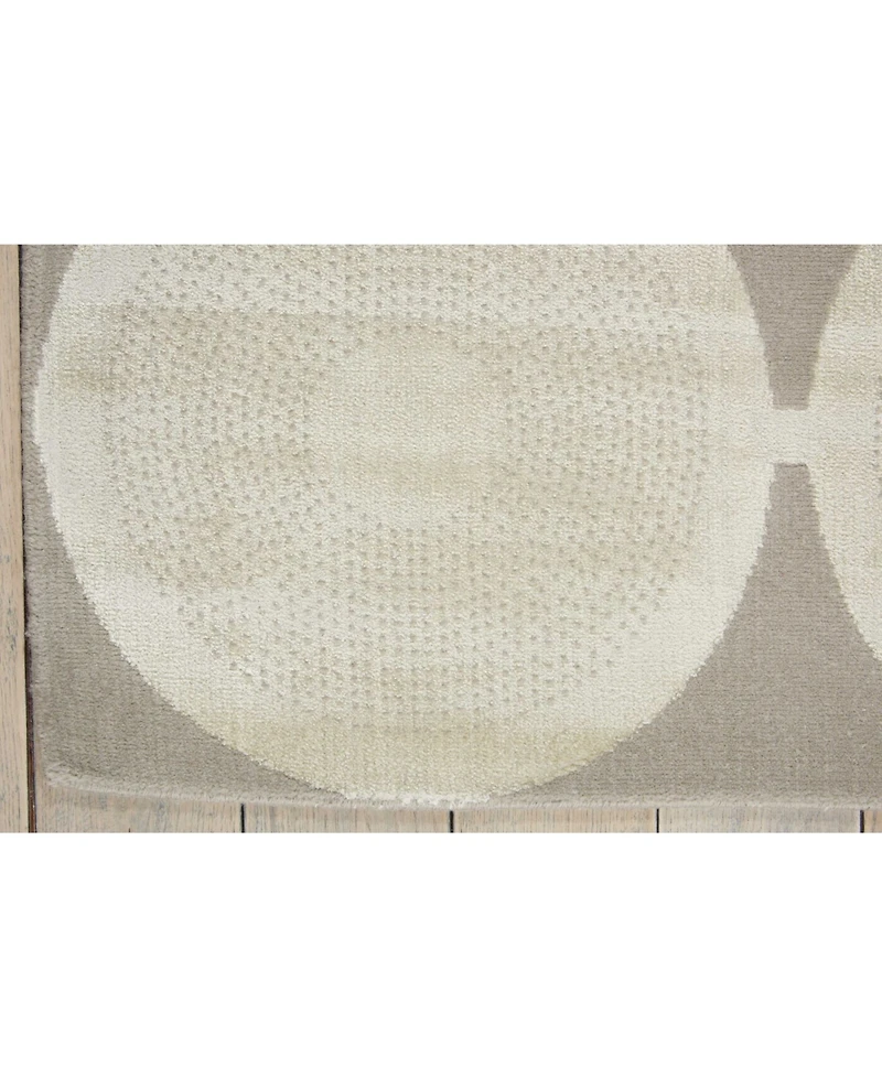 Nourison Home Luminance LUM02 Silver 7'6" x 10'6" Area Rug