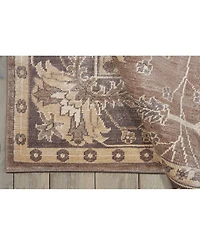 Nourison Home Aldora ALD03 Gray 5'6" x 8' Area Rug