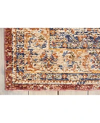 Closeout! Nourison Home Nomad NMD04 Cream and Gray 2'2" x 4' Area Rug