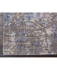 Nourison Home Lucent LCN03 Gray 5'6" x 7'6" Area Rug