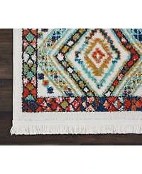 Nourison Home Navajo Nav02 White Rug