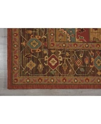 Nourison Home Living Treasures Li01 Rust Rug
