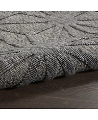 Nourison Home Cozumel CZM01 Onyx 7'10" x 9'10" Outdoor Area Rug