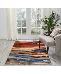 Nourison Home Chroma Crm04 Paprika Rug