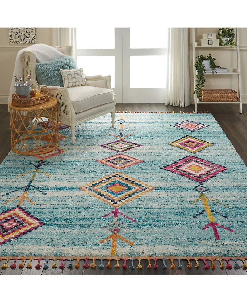 Closeout! Nourison Home Nomad NMD06 Ivory 7'10" x 10'6" Area Rug
