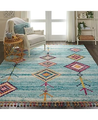 Closeout! Nourison Home Nomad NMD06 Ivory 7'10" x 10'6" Area Rug