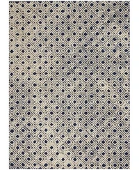 Nourison Home Deco Mod 37591 Navy Ivory Rug