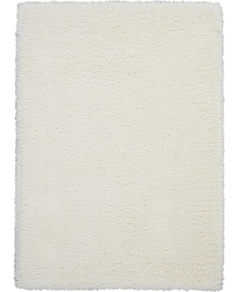 Nourison Home Luxe Shag LXS01 Ivory 5' x 7' Area Rug