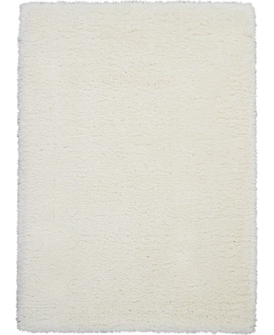 Nourison Home Luxe Shag LXS01 Ivory 5' x 7' Area Rug