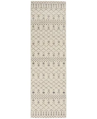 Nourison Home Palermo PMR03 Beige and Gray 2'2" x 7'6" Runner Rug