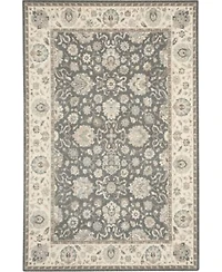 Nourison Home Living Treasures Li16 Gray Ivory Rug