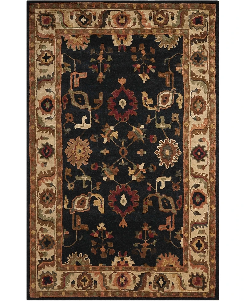 Nourison Home Tahoe TA08 Black 7'9" x 9'9" Area Rug