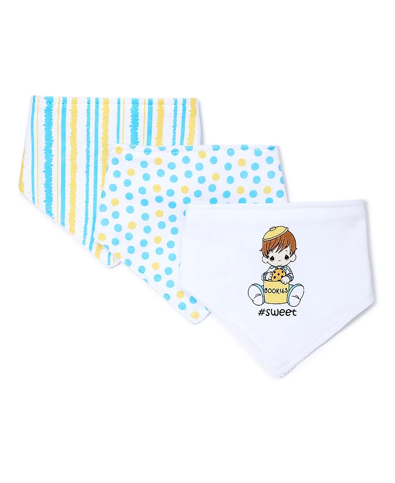 Precious Moments Baby Boys and Girls 3 Piece Bibs Set