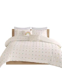 Intelligent Design Callie Pom Pom 4-Pc. Duvet Cover Set, Twin/Twin Xl