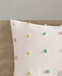 Intelligent Design Callie Pom Pom 5-Pc. Duvet Cover Set, Full/Queen