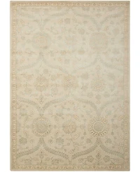 Nourison Home Luminance LUM04 Cream and Mint 5'3" x 7'5" Area Rug