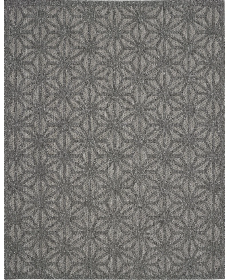 Nourison Home Cozumel CZM01 Onyx 7'10" x 9'10" Outdoor Area Rug