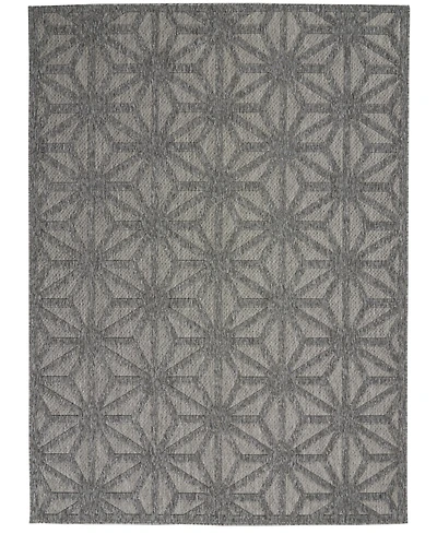 Nourison Home Cozumel CZM01 Onyx 5'3" x 7'3" Outdoor Area Rug
