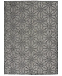 Nourison Home Cozumel CZM01 Onyx 5'3" x 7'3" Outdoor Area Rug