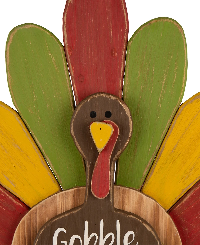 Glitzhome Thanksgiving Turkey Standing Decor